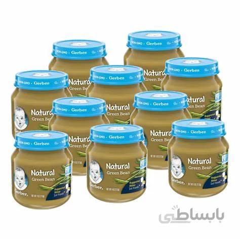 پوره نخود سبز گربر gerber