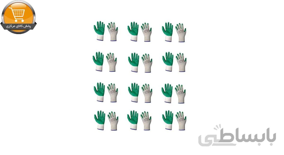 دستکش ایمنی تانگ وانگ کد 02 بسته 12 عددی