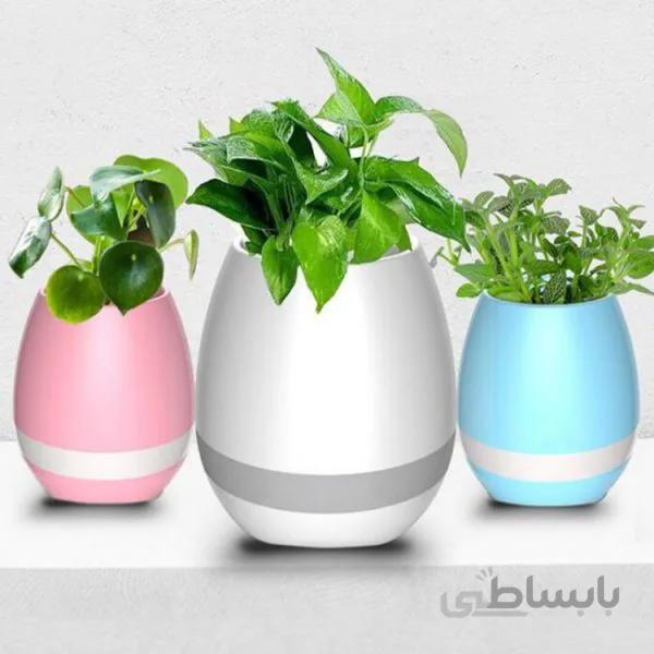 اسپیکر و گلدان موزیکال هوشمند