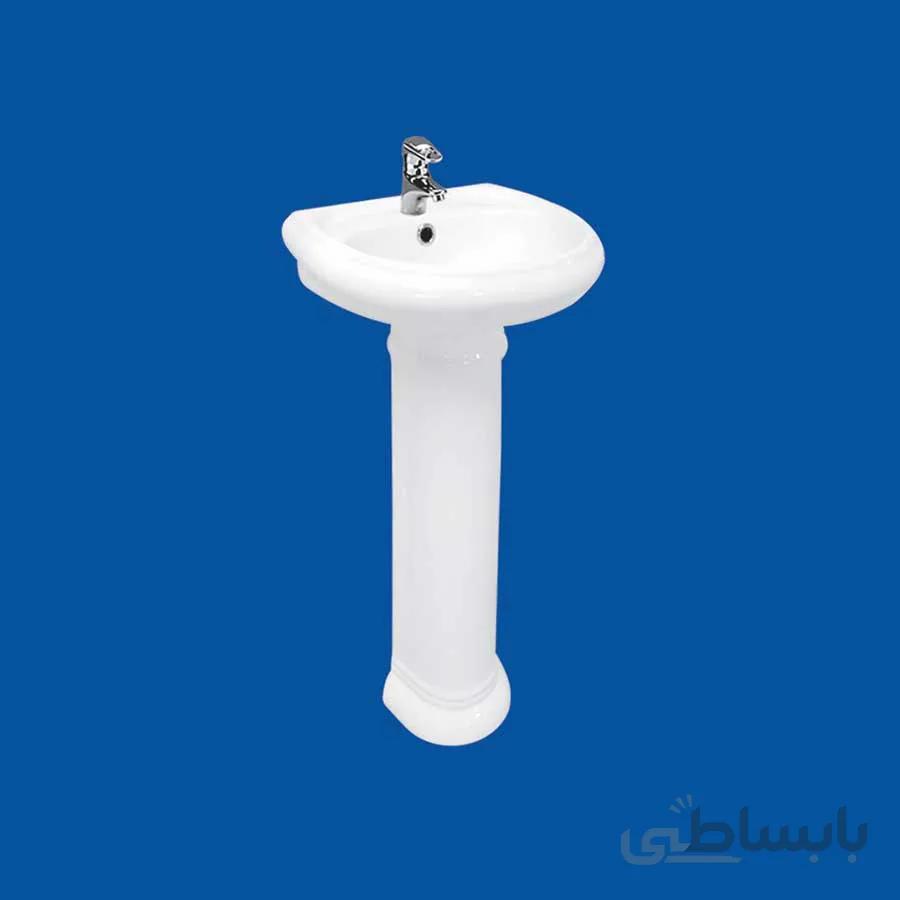 روشویی با پایه آمیکا 40 محصول چینی بهداشتی آرمیتاژ ا روشویی با پایه آمیکا 40 محصول چینی بهداشتی آرمیتاژ