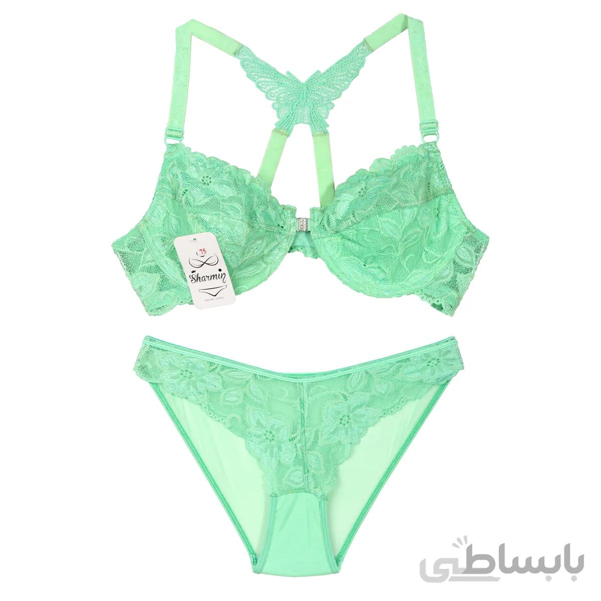 ست شارمین کد 3030 دانتل پشت پروانه ای پک 4 عددی