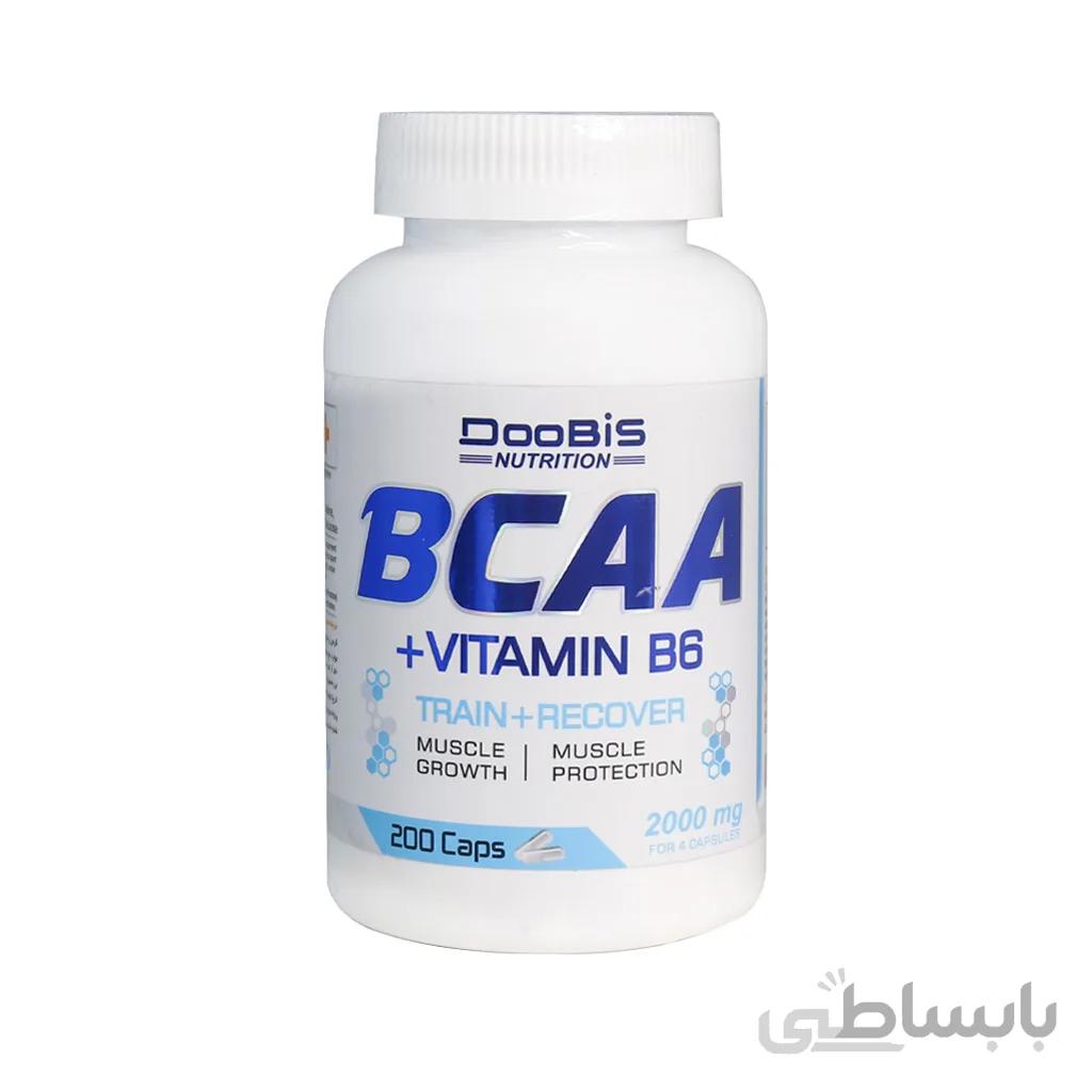 کپسول (BCAA) بی سی ای ای 2:1:1 + ویتامین B6 دوبیس (200 عددی)