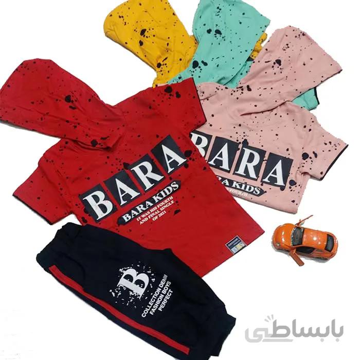 ست بلوز شلوارک اسپرت BARA