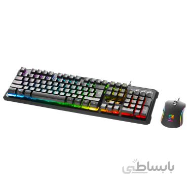 کیبورد ماوس گرین مدل GKM605 RGB
