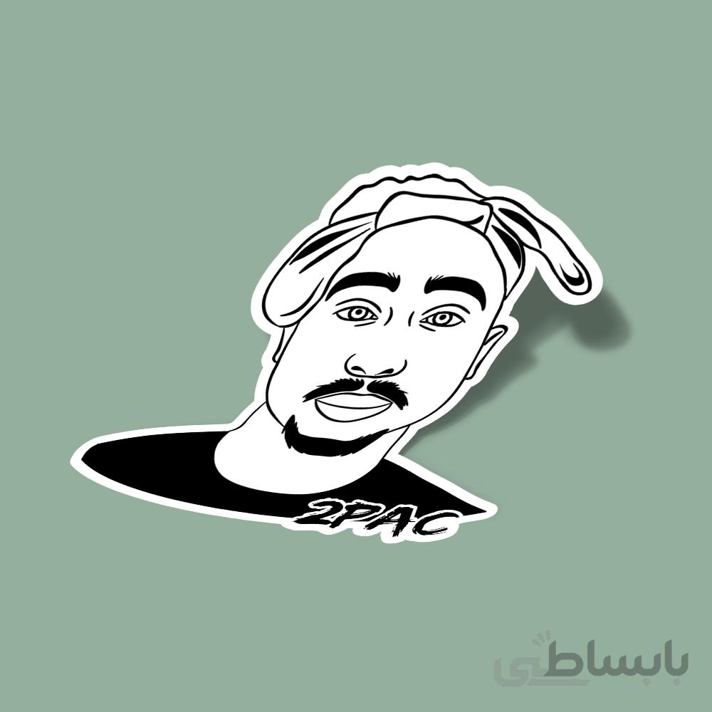 استیکر 2pac