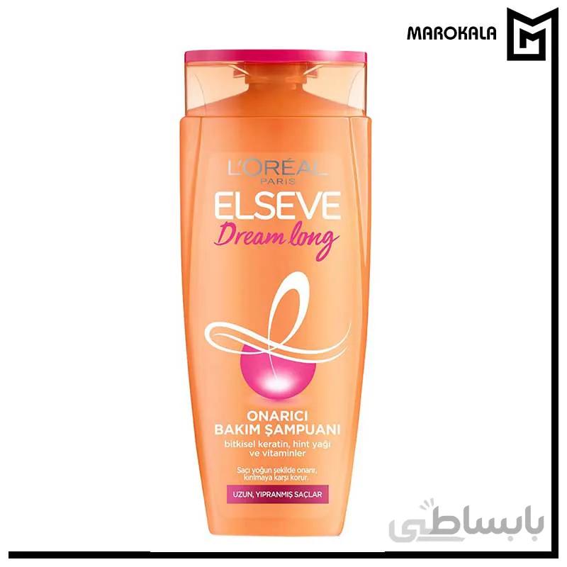 شامپو مو لورآل سری ELSEVE مدل DREAM LONG حجم 520 میلی لیتر ا L'Oreal DREAM LONG Serie ELSEVE Shampoo 520ML