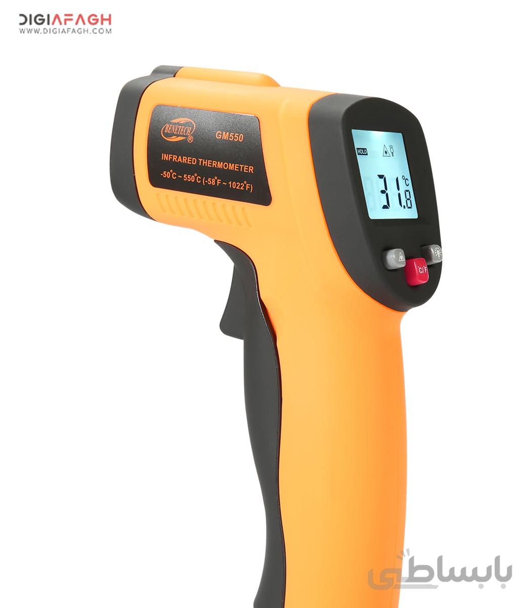 دماسنج ترمومتر لیزری 550 درجه ارزان قیمت BENETECH GM550