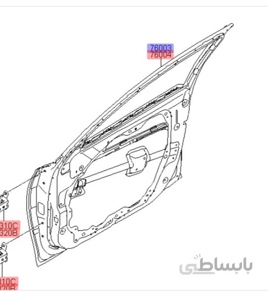 درب جلو چپ آزرا گرنجور ۲۰۱۸