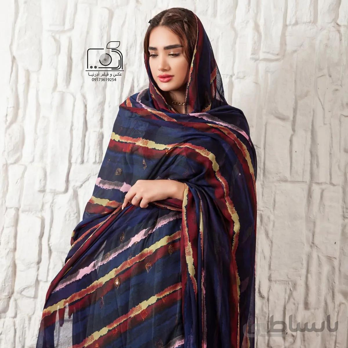 چادر رنگی راه راه n410
