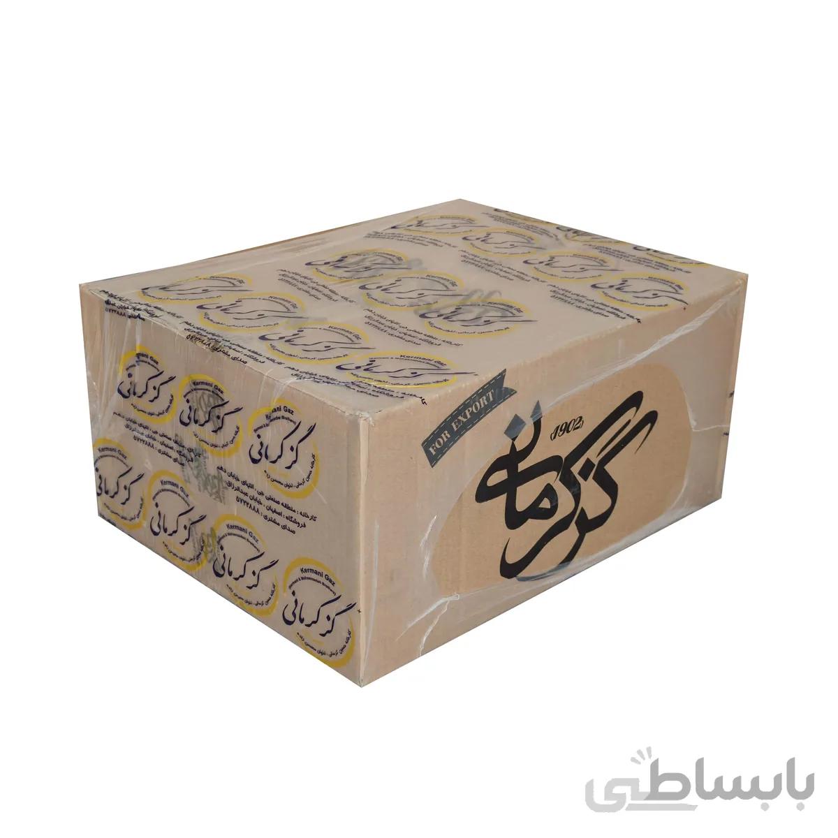 گز لقمه پسته 38 درصد فلهای کرمانی (کارتن 5 کیلویی)