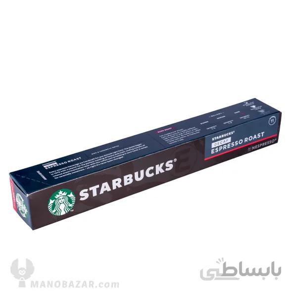 کپسول نسپرسو بدون کافیین استارباکس Espresso Roast تعداد 10 عدد