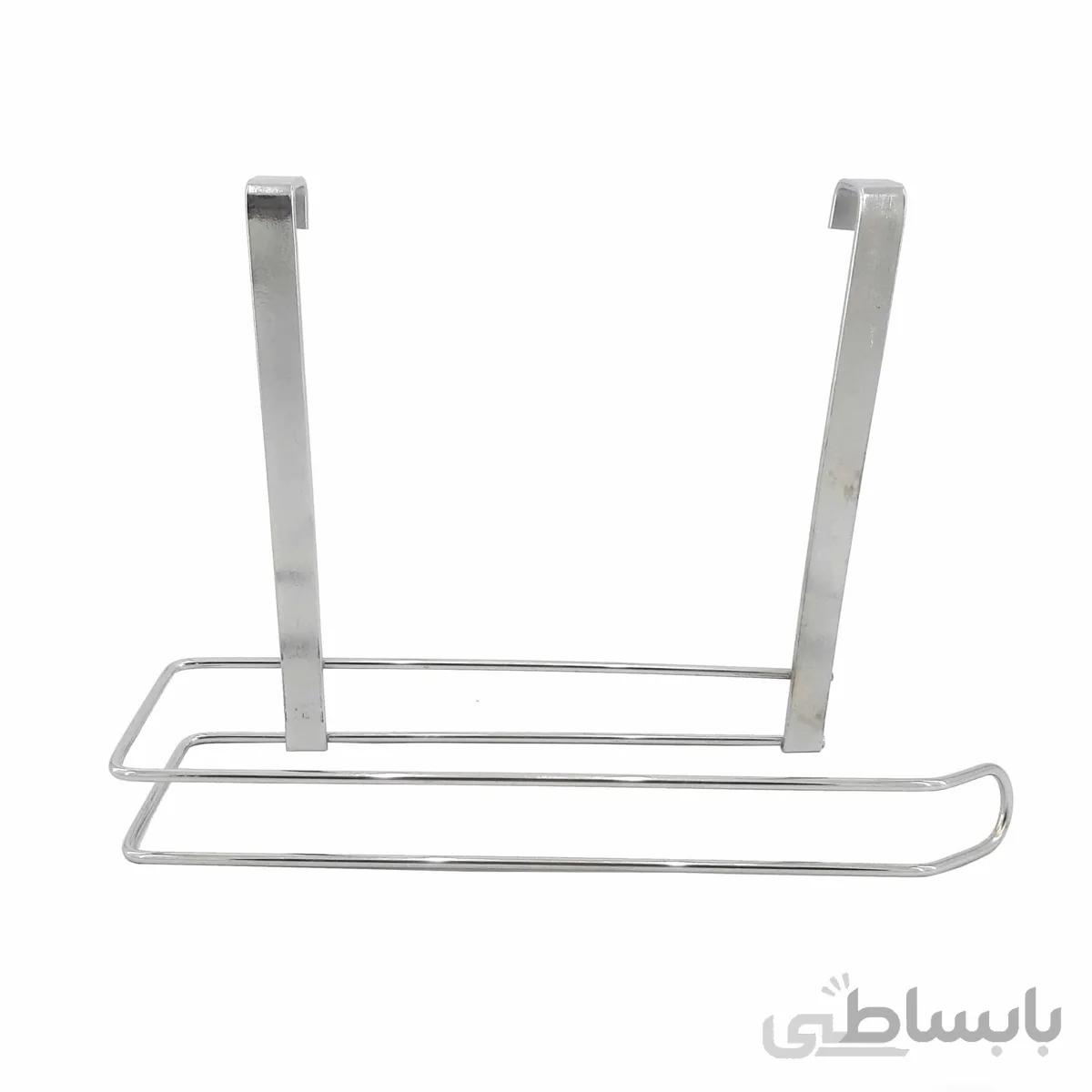 آویز کابینتی دستمال کاغذی رولی استیل