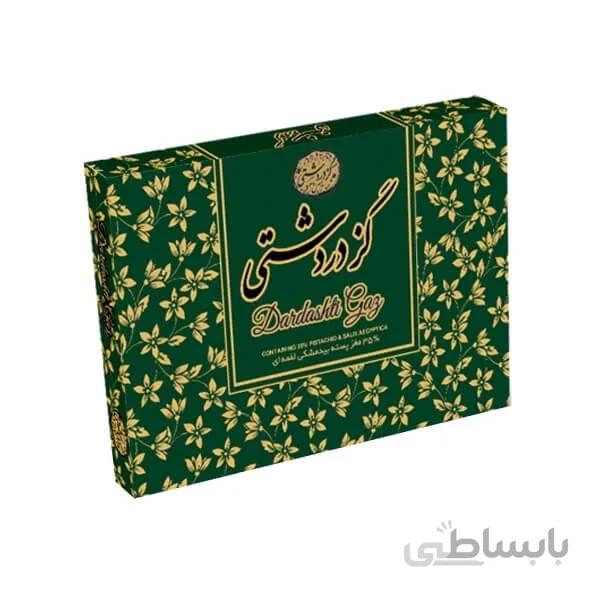 گز دردشتی 35 درصد مغز پسته بیدمشکی لقمهای – 400 گرم