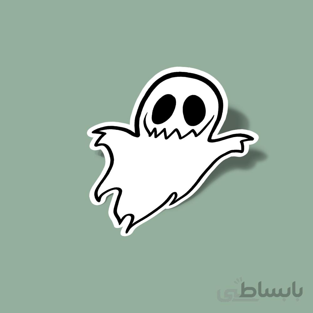 استیکر ghost cute