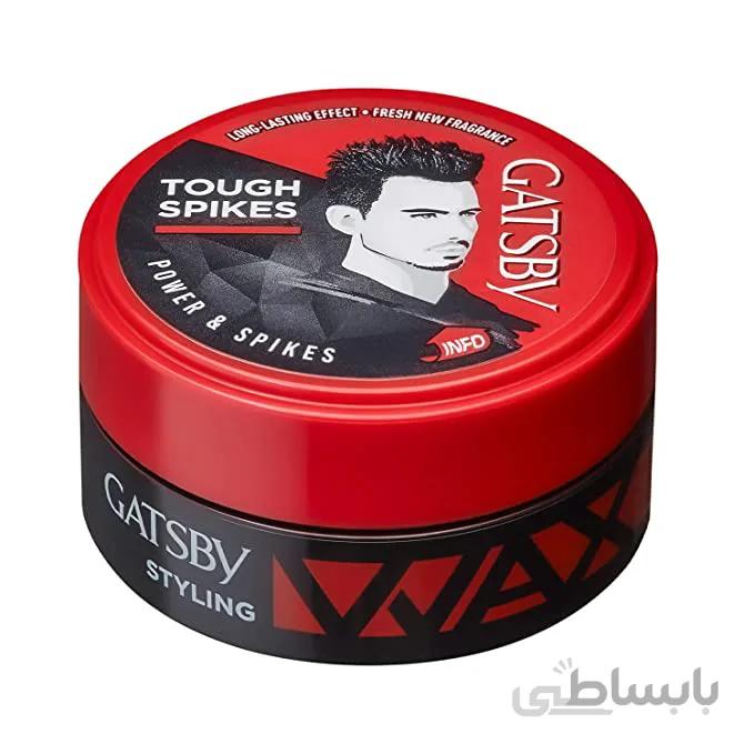 کرم مو گتسبی قرمز مدل tough spikes حجم 75میل Gatsby Hair Wax