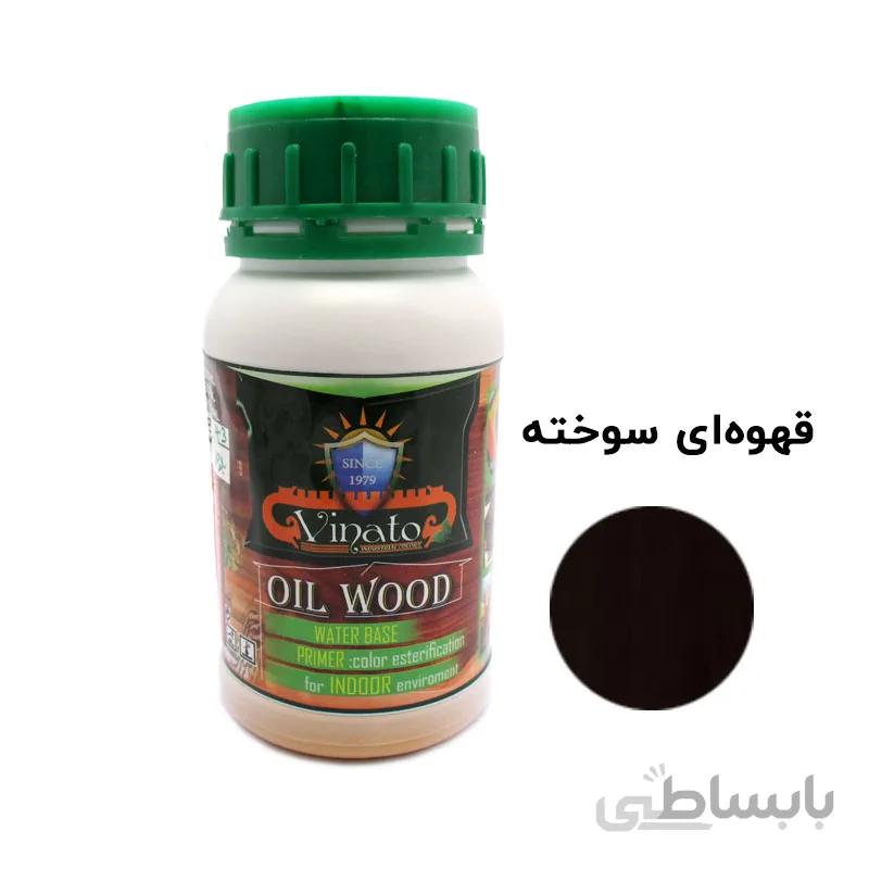 روغن چوب قهوهای سوخته ویناتو کد 301