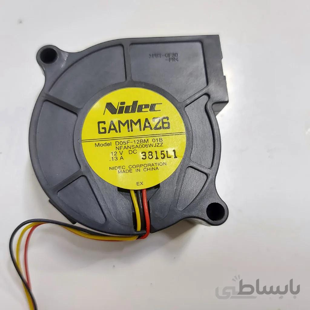 فن حلزونی 5*5*2.5 سانتمتر و 130 میلی آمپر و ۱۲ولت ویدئو پروژکتور شارپ PG-AX10X