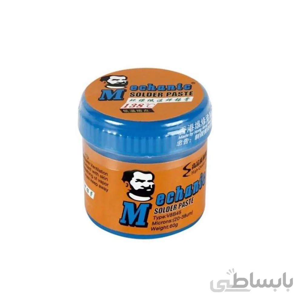 خمیر قلع مکانیک مدل Mechanic V8B45 حجم 60 گرم