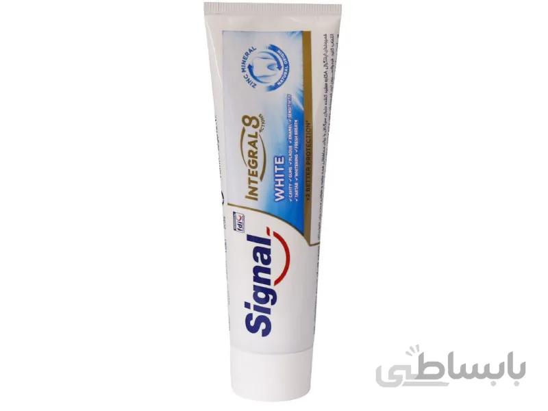 خمیر دندان سفید کننده سیگنال مدل signal compelet 8 حجم 130 گرم(سفارش عرب)