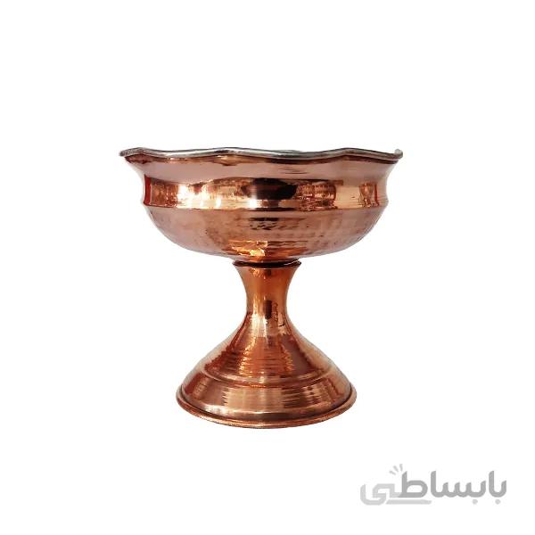 کاسه آجیل و بستنی مسی