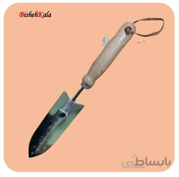 بیلچه مدرج دسته کوتاه چوبی