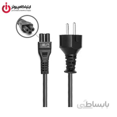 کابل برق سه پین آداپتور لپ تاپ برند تسکو 3C*0.75mm به طول 1.5 متر