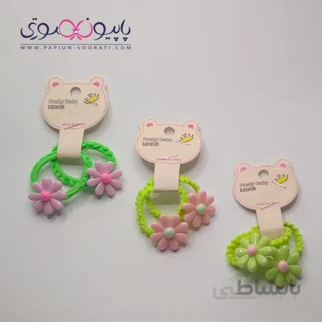 کش مو جفتی طرح گل