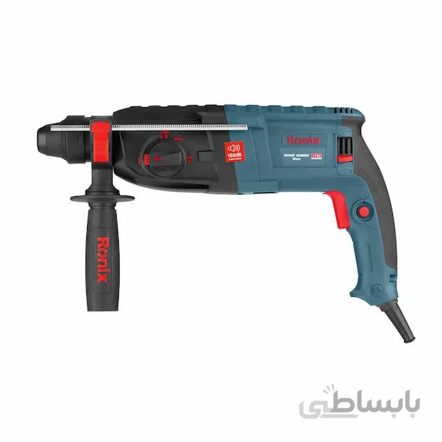 دریل بتن کن سه حالته چکشی Ronix مدل 2700 ا Ronix hammer drill with three modes, model 2700 کد 285781