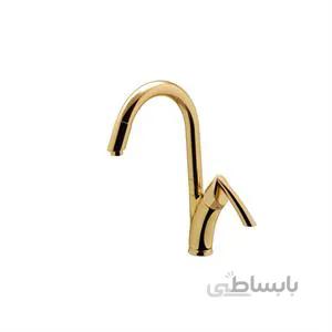 شیر ظرفشویی درخشان مدل تاپ طلایی ا Derakhshan gold Top kitchen tap