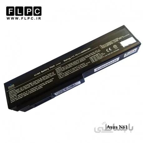 باطری لپ تاپ ایسوس N61 برند M&M مشکی Asus N61 Laptop Battery - 6cell