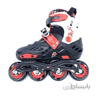 اسکیت کفشی گلکسی مدل 404 رویه هارد سایز متحرک به همراه لوازم کامل
