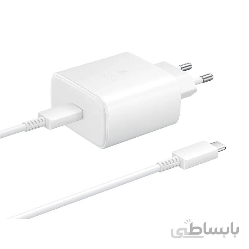 شارژر سامسونگ 45 وات با کابل تایپ سی مدل EP-TA845