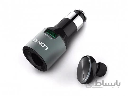 شارژ فندکی و هدست بلوتوث الدینیو مدل CM20
