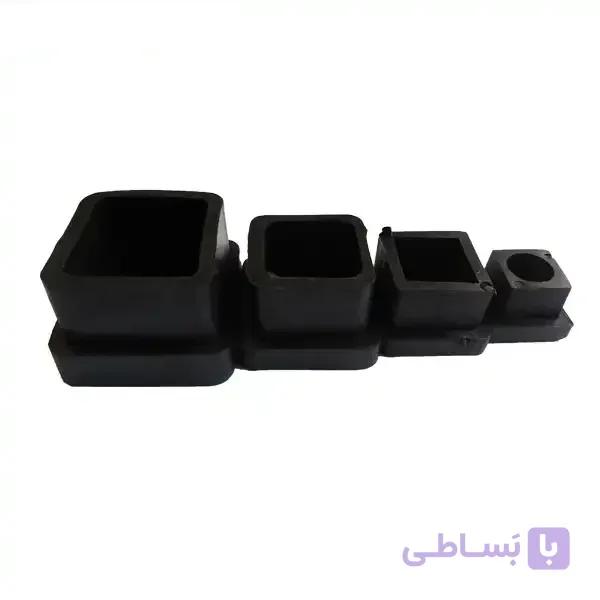 پایه درپوش پلاستیکی PVC قوطی 40*40 میلیمتر