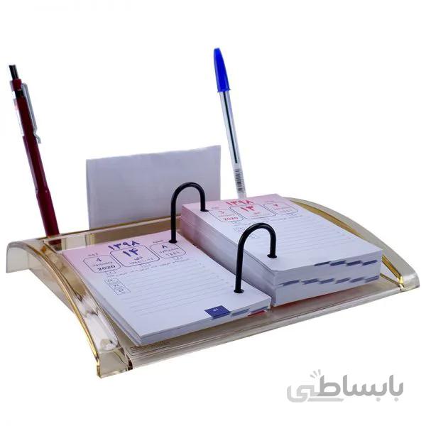 پایه تقویم رومیزی سنا پلاستیک کد 555 ا Sana Plastic NO.555 Calendar Place