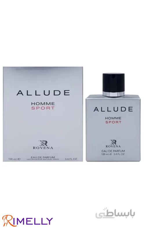 ادو پرفیوم مردانه روونا ROVENA مدل ALLUDE HOMME SPORT حجم 100 میل