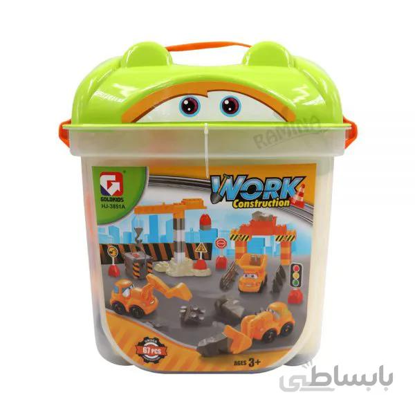 سازه بازی ماشین کار 67 عددی گلدکیدز Goldkids