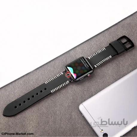 بند چرم اپل واچ 42/44/45 میلیمتر برند Dux Ducis
