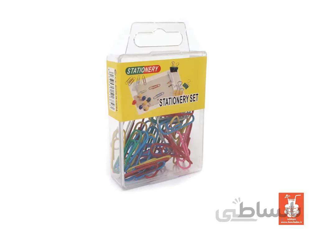 گیره کاغذ 40 عددی STATIONERY مدل 9233