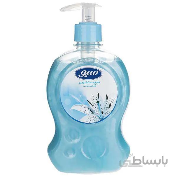 مایع دستشویی حبابی سیو مدل آبی حجم 500 میلی لیتر