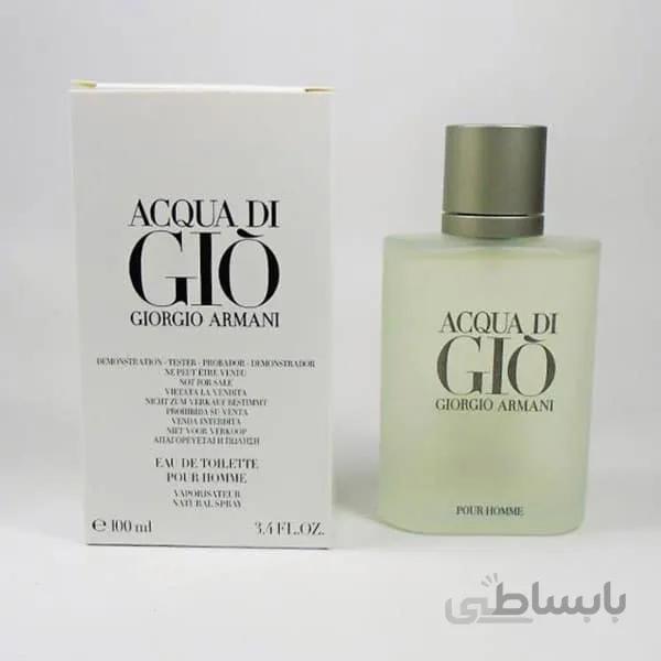تستر ادو تویلت آکوا دی جیو جورجیو آرمانی پور هووم Acqua di Gio Giorgio Armani Pour Homme مردانه حجم 100 میلی لیتر