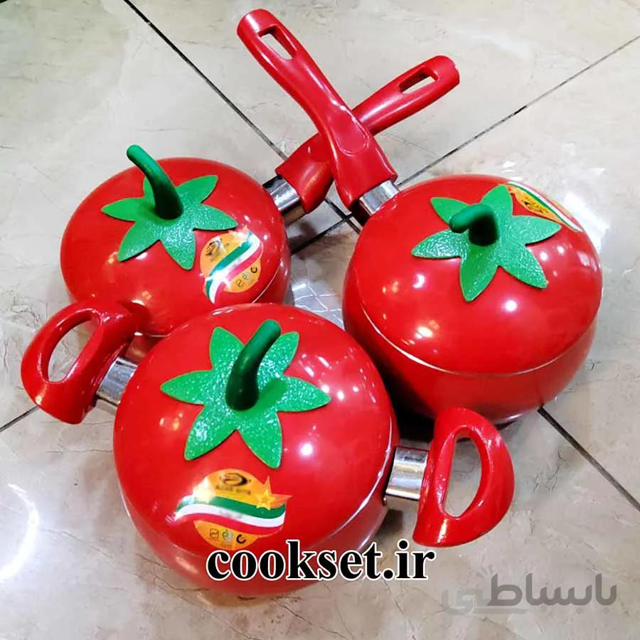 سرویس قابلمه نوزادی میوه ای گوجه فرنگی
