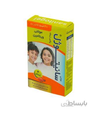 سافت ژل مولتی سانیتوژل پلاس زینک دانا (40 عدد)