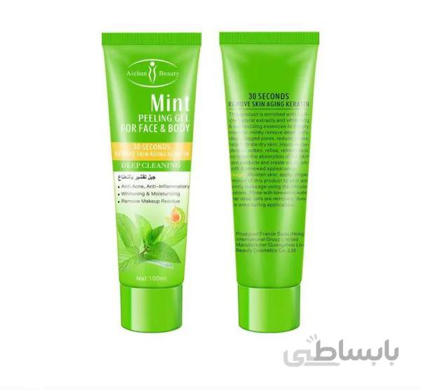 ژل لأیه بردار پوست ایچون بیوتی نعنایی