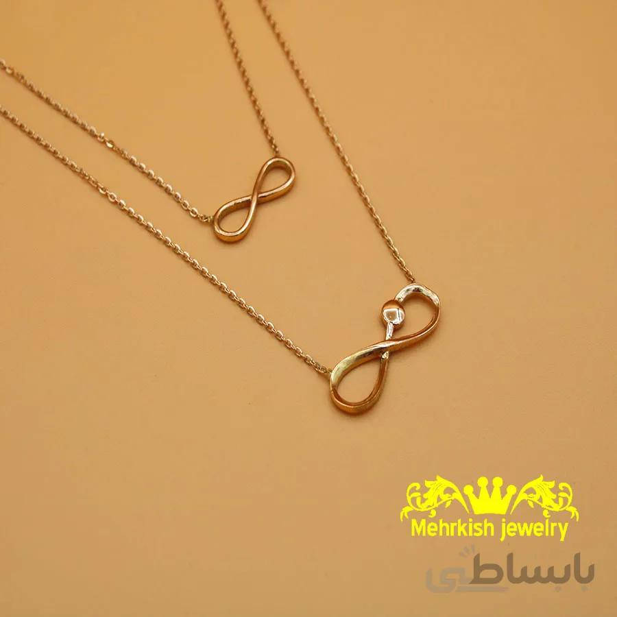 گردنبند دو رج بینهایت