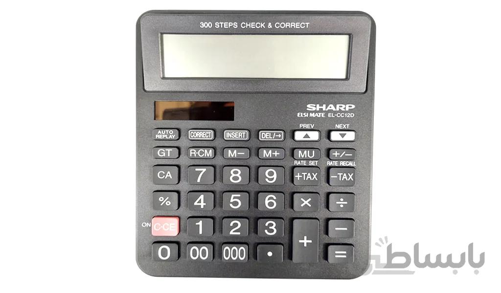 ماشین حساب شارپ 12 رقم مدل EL-CC12D