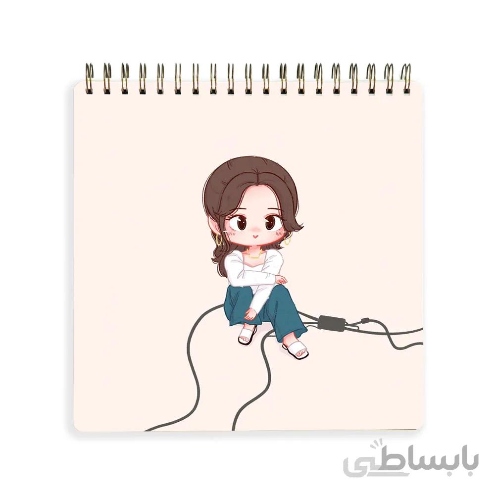 دفترچه يادداشت black pink کد 10100202