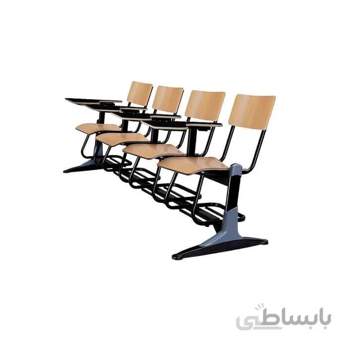 صندلی دانشجویی MDF چهار نفره شیدکو