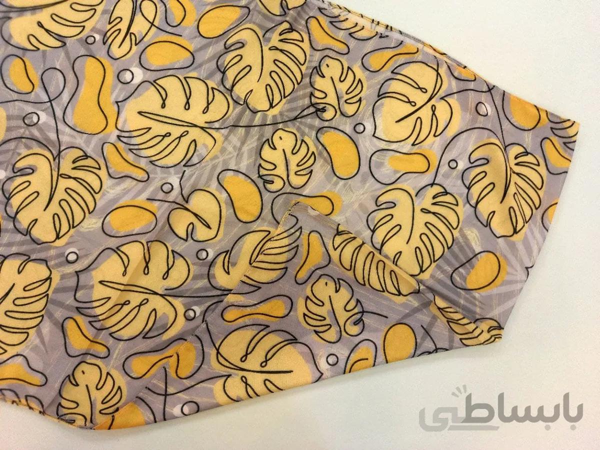 شال طرح برگ کد 106