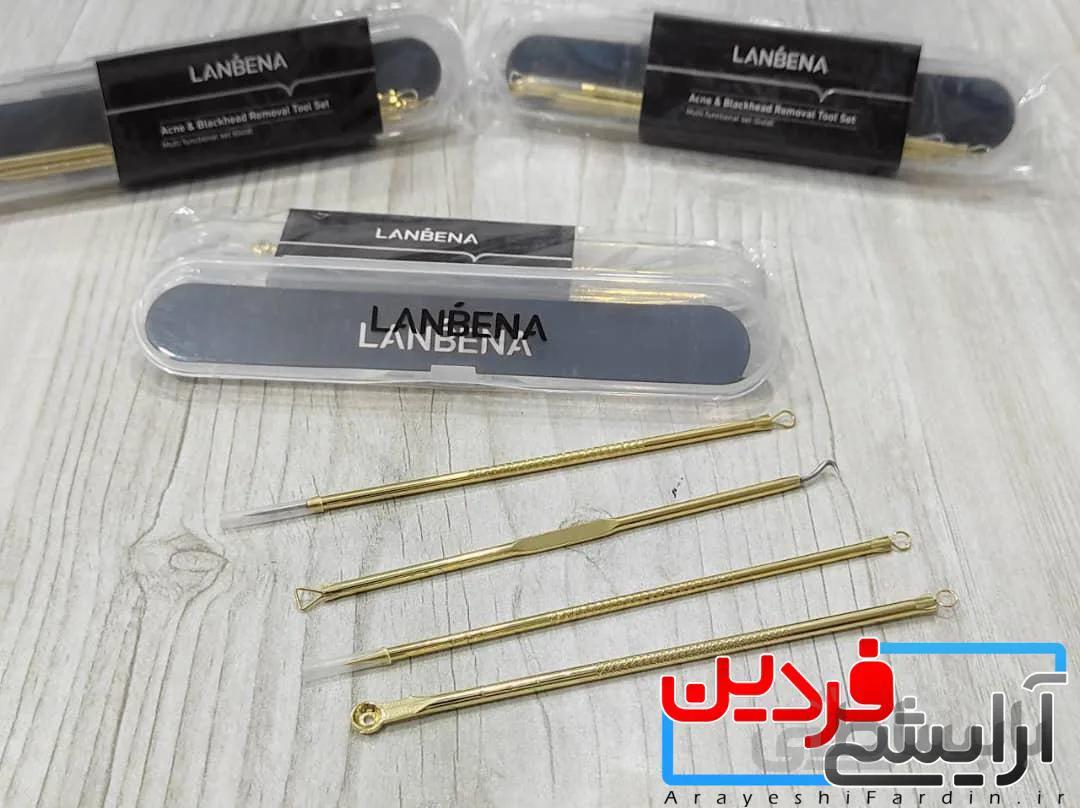 ست تیر کومدون طلای 4 تکه لانبنا
